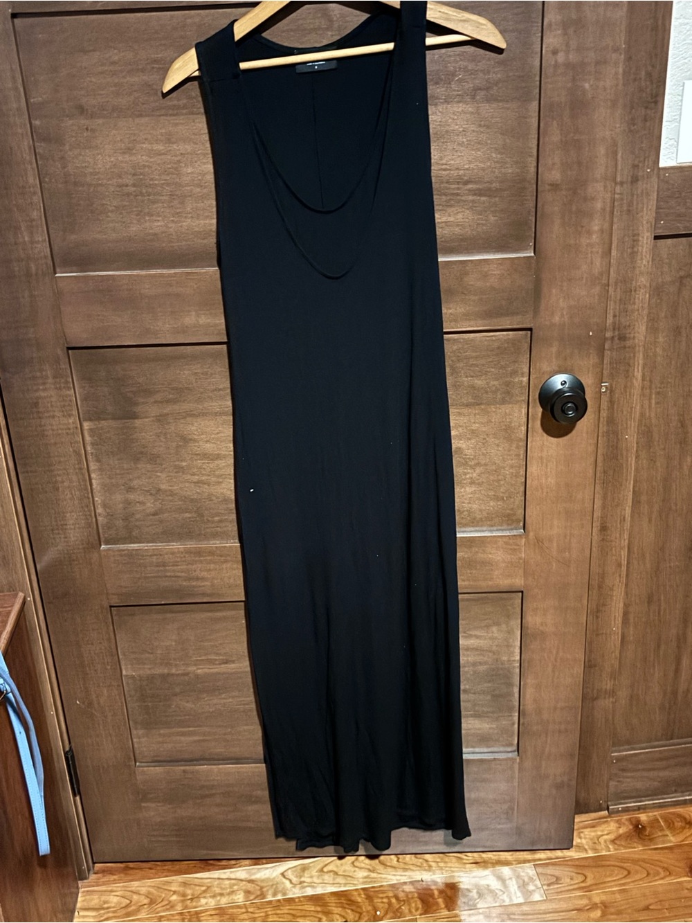 Anthropologie - ANTHRO • COA Black Sleeveless Maxi Dress with Scoop Neck